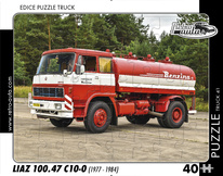 puzzle Truck Liaz 100.47 C10-0 (1977-1984)-40 dílků